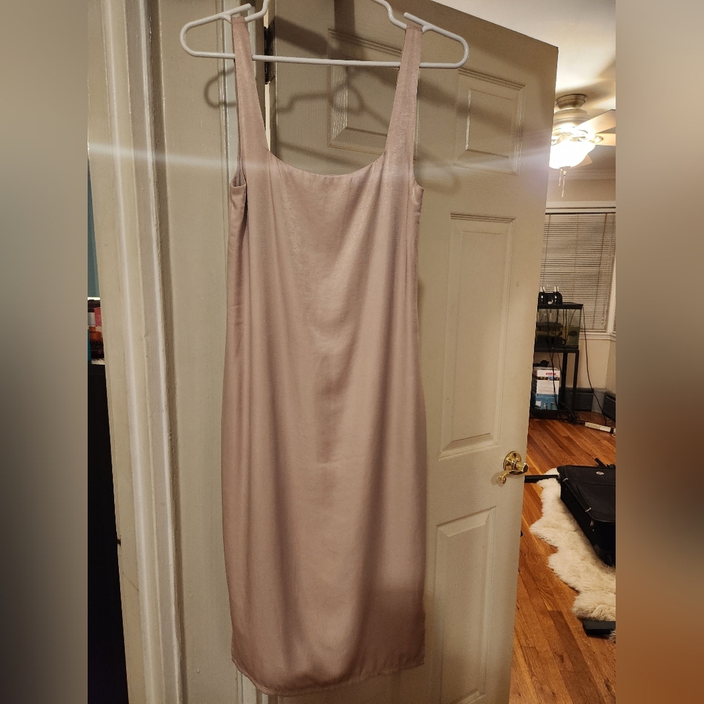 Splendid Pearly Pink Satin Dress- Small- New